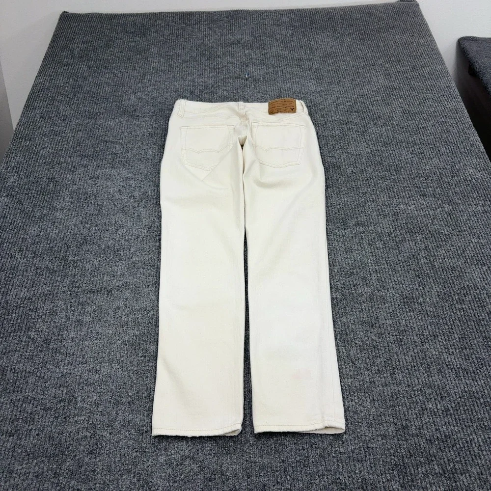 American Eagle Jeans Mens 28x28 White Cotton Extreme Flex Slim Casual Streetwear